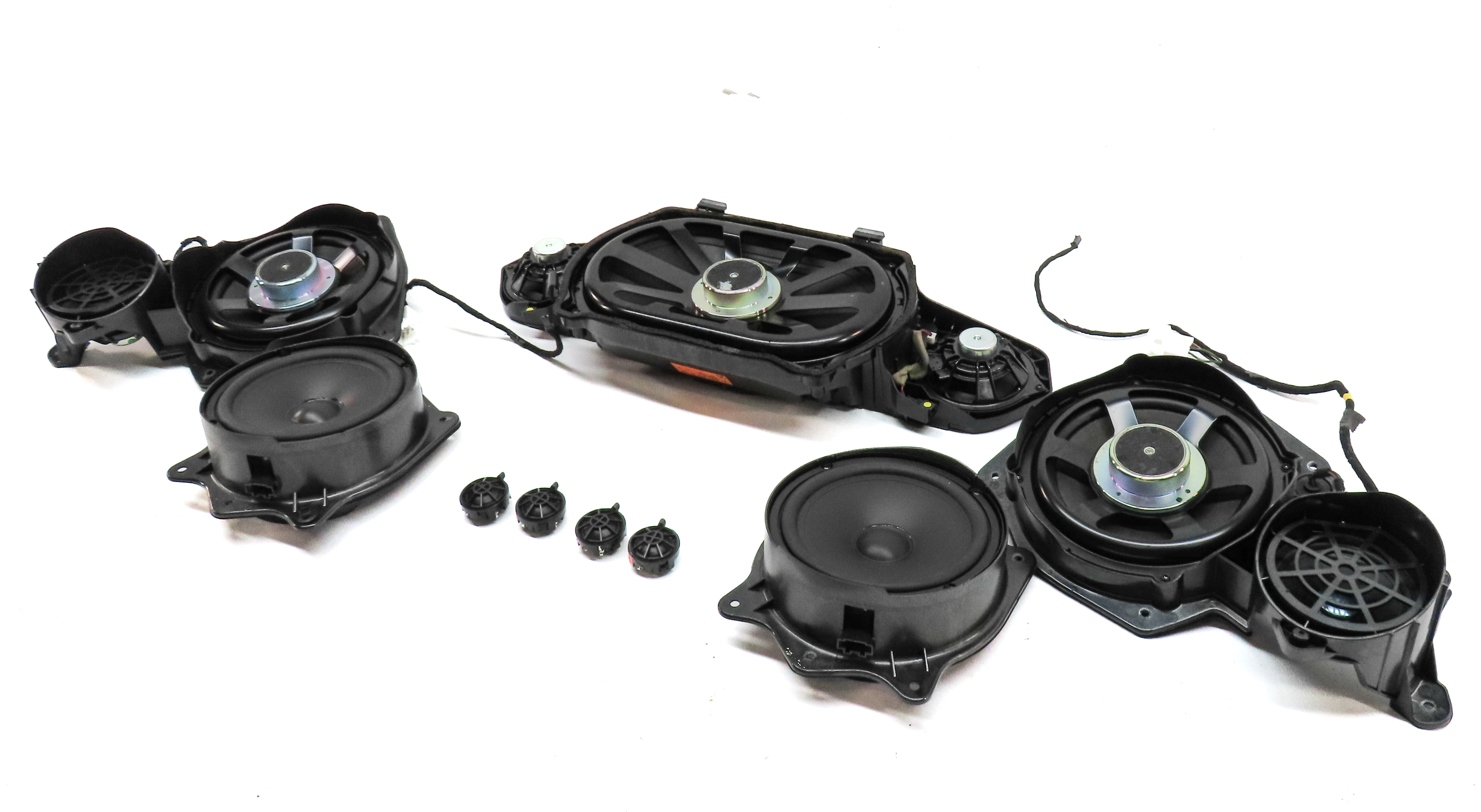 2010 MERCEDES S400 (W221) RADIO STEREO AUDIO SOUND SYSTEM SPEAKER SUBWOOFER SET — exact item pictured
